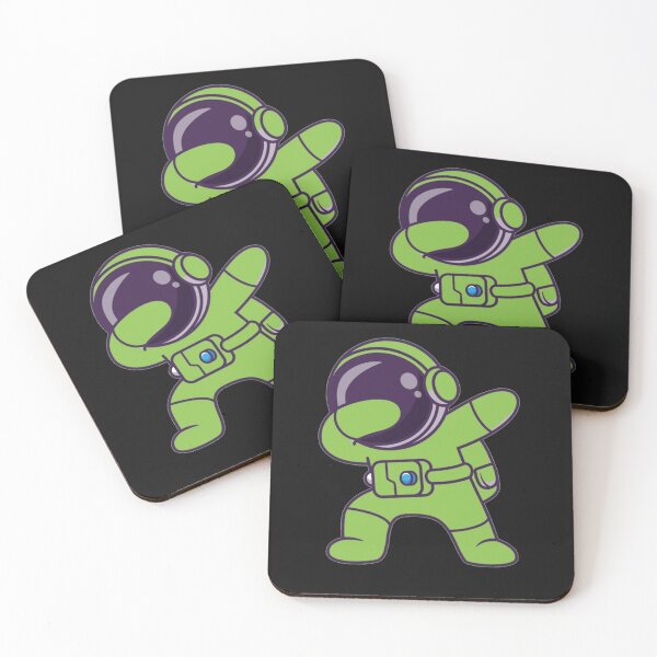 Item preview, Dabbing Astronaut Green Halloween Dab, Halloween GLOW Skeleton Dab designed and sold by The Nova Prints .