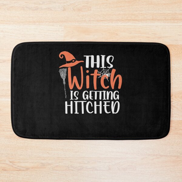Item preview, This Witch Is Getting Hitched Funny Wife Halloween Saying Gift Idea Sunset Design designed and sold by Chamssou.
