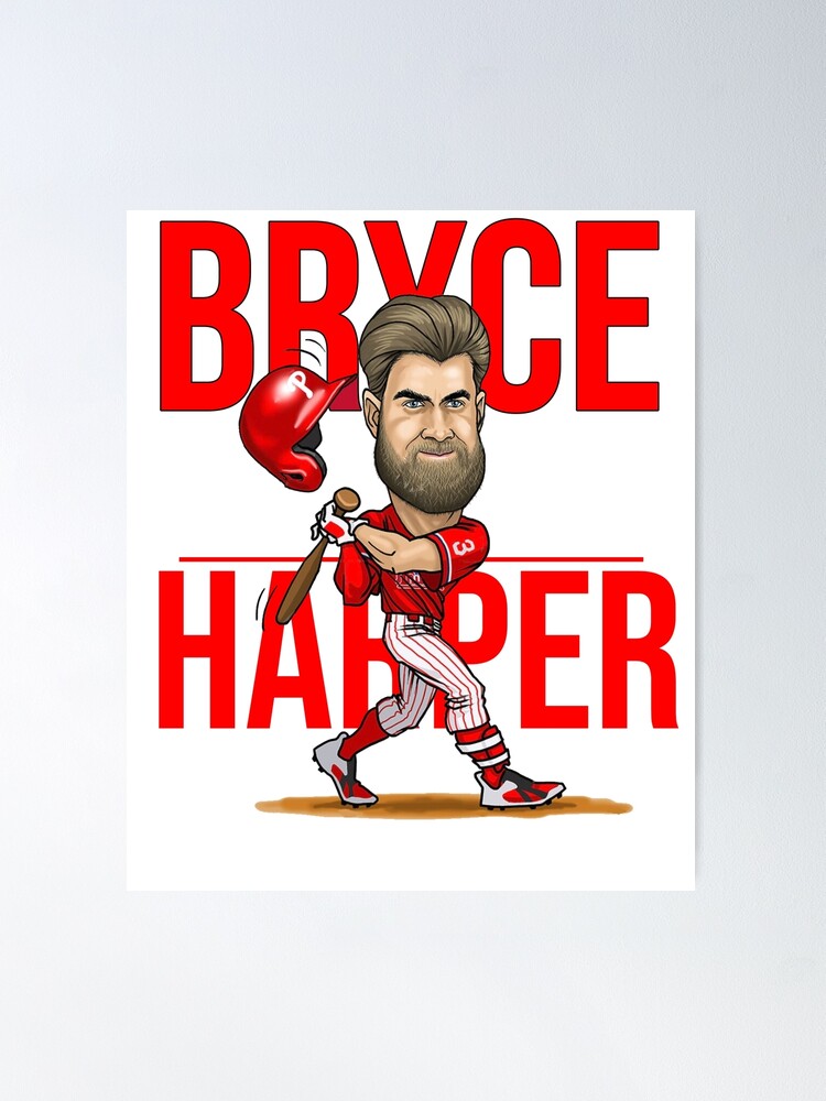 Bryce Harper Philadelphia Phillies Poster Print, Baseball Player