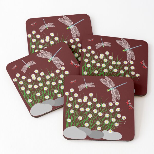 Item preview, DRAGONFLY  IN DAISY BUSH designed and sold by NamSai.