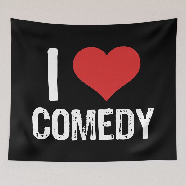 Item preview, I Love Comedy designed and sold by The "I Love Everything" Shop.