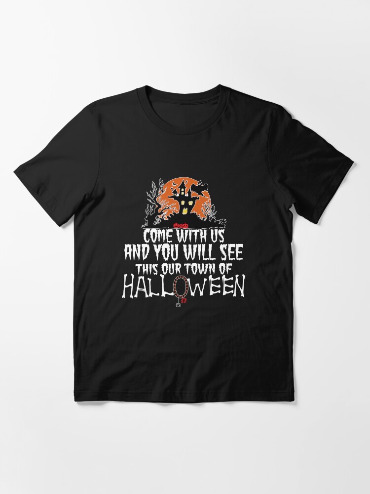 Alternate view of Best Halloween Town, Town of Halloween Essential T-Shirt