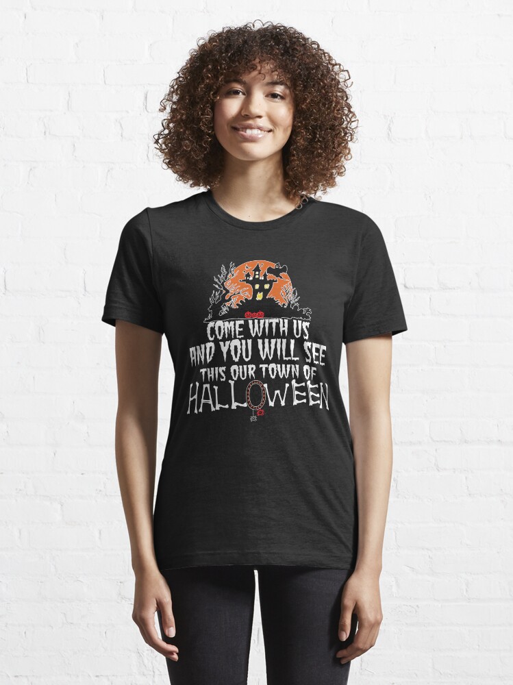 Alternate view of Best Halloween Town, Town of Halloween Essential T-Shirt