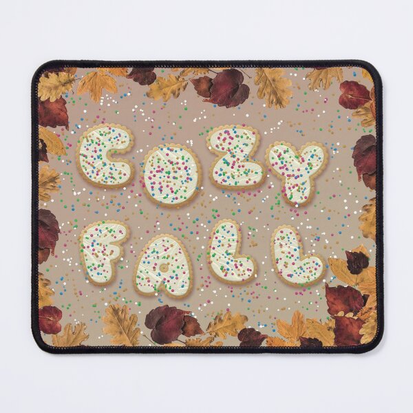 Item preview, Cozy fall - biscuits and leaves designed and sold by FunnyChameleon.