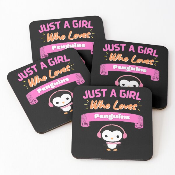 Item preview, Just A Girl Who Loves Tiny Penguins designed and sold by PhatSanthaphan.