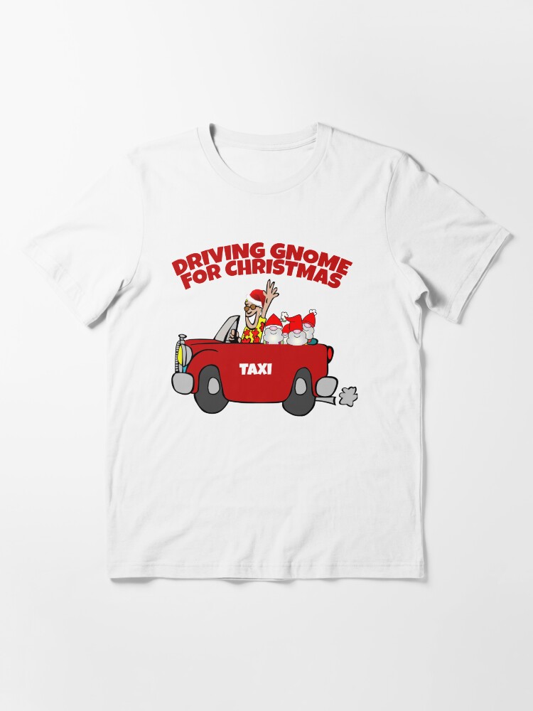 Alternate view of Driving Gnome Home For Christmas Essential T-Shirt