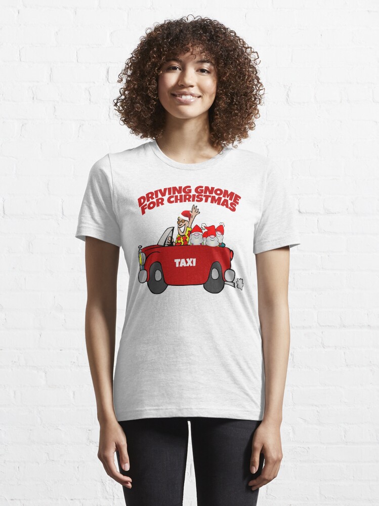 Alternate view of Driving Gnome Home For Christmas Essential T-Shirt