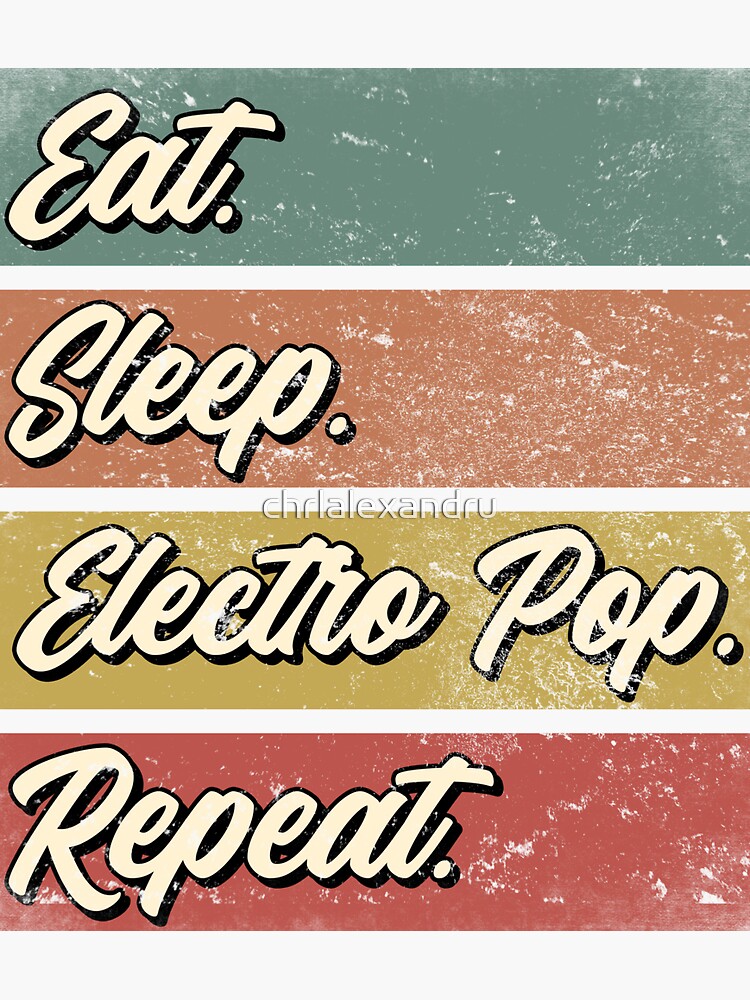 Electro pop music fan gift for lover by chrlalexandru