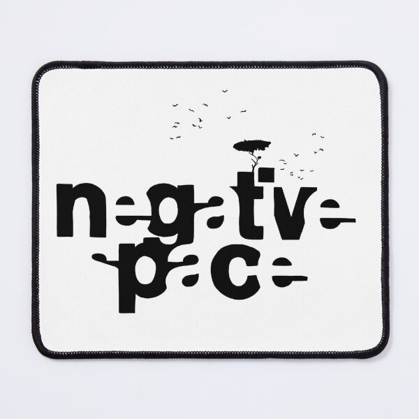 Item preview, Negative Space Tee Black Design designed and sold by Francesco Borrelli.