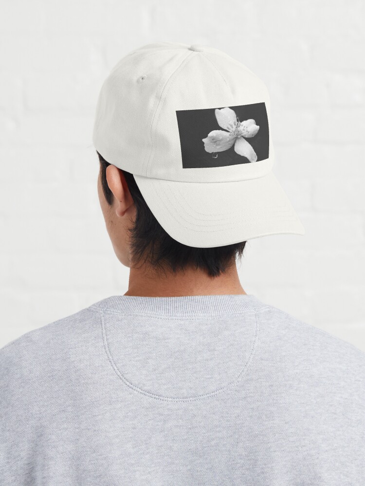 Alternate view of Black and white nature blossom flower close-up Cap