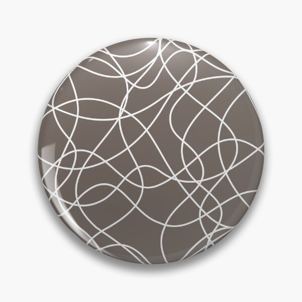 Artikelvorschau, Grayish Brown and White Scribbled Line Pattern Pairs 2022 Popular Color Sherwin Williams Garret Gray SW 6075 entworfen und verkauft von ColorOfTheYears.
