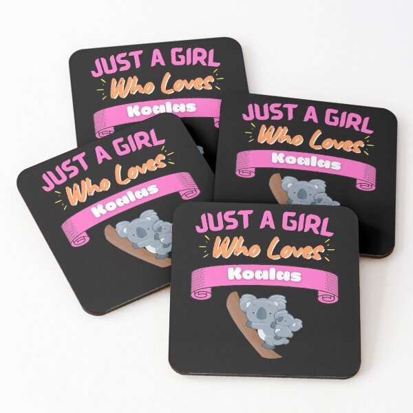 Item preview, Just A Girl Who Loves Tiny Koalas designed and sold by PhatSanthaphan.