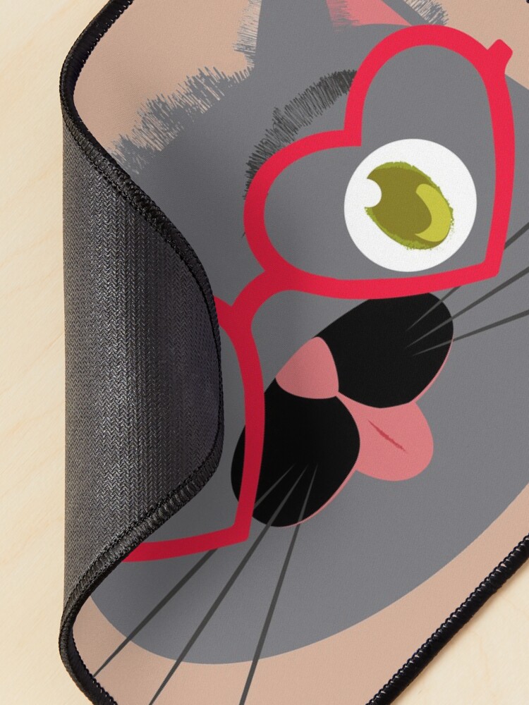 Alternate view of Brown cat Mouse Pad