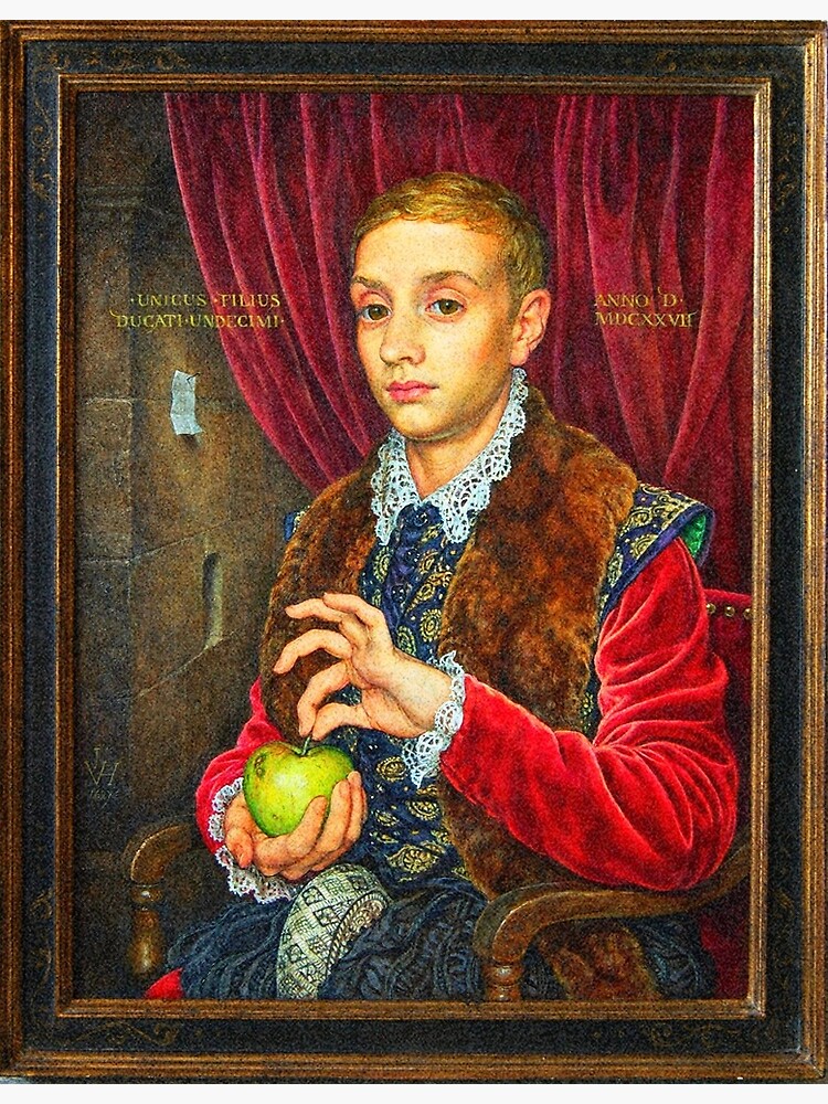 The Grand Budapest Hotel - Boy With Apple Grain Edit - Wes Anderson Painting Movie by Starforest