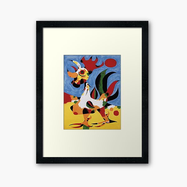 Aperçu de l'œuvre Poulet Le Coq 1949 Joan Miro créée et vendue par ManriquezEric2.