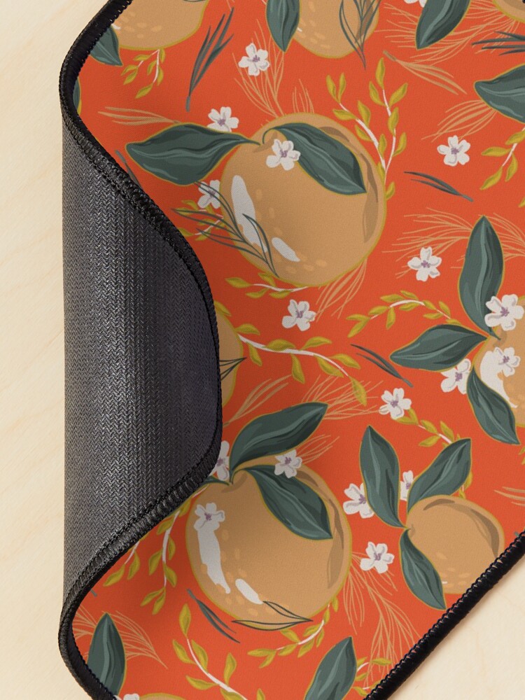 Alternate view of Oranges and Blossom Mouse Pad