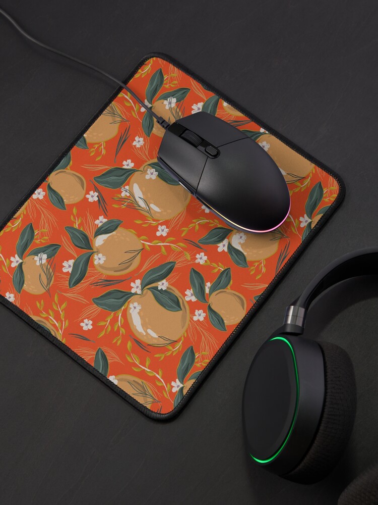 Alternate view of Oranges and Blossom Mouse Pad