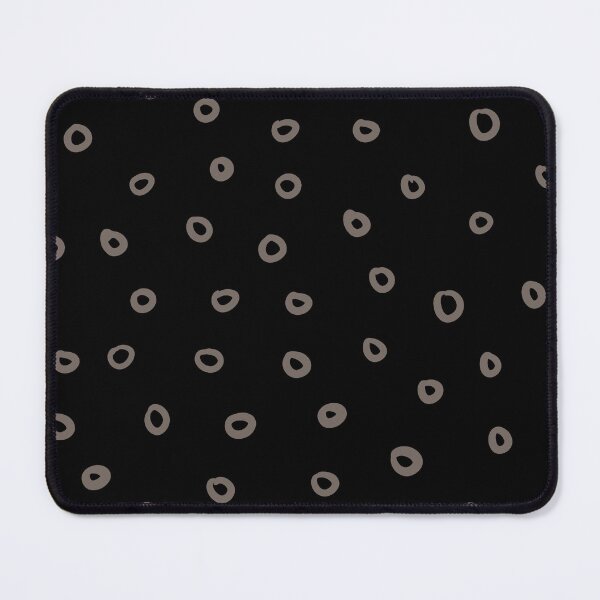 Item preview, Grayish Brown and Black Hoop Circle Pattern Pairs 2022 Popular Color Sherwin Williams Garret Gray SW 6075 designed and sold by ColorOfTheYears.