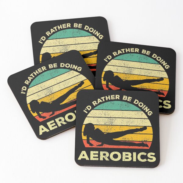 Item preview, Aerobics Vintage Gift I'd Rather Be Doing Aerobics designed and sold by JokeGysen.