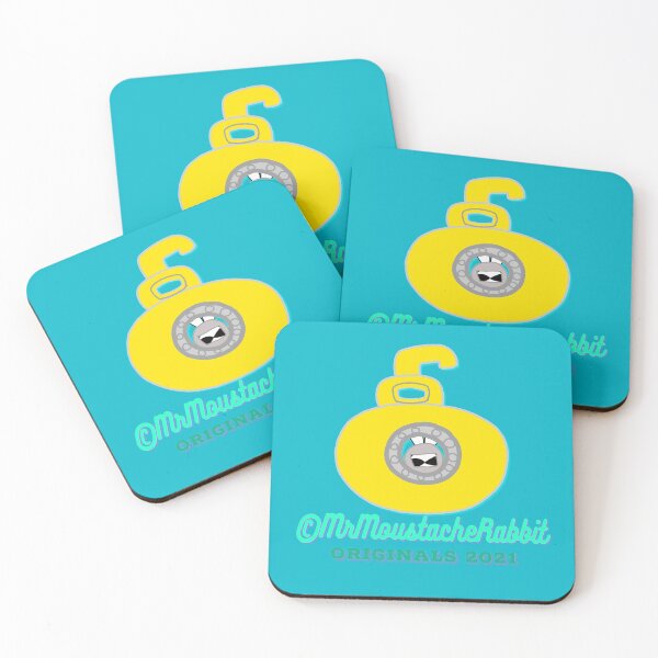 Item preview, Mr Moustache Rabbit's Yellow Submarine Adventures designed and sold by ANIMALSDONTTALK.