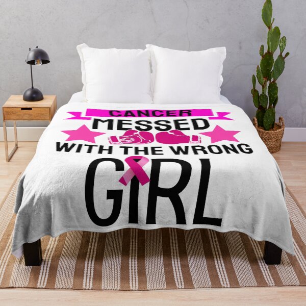 Item preview, Cancer Messed With The Wrong Chick, Breast Cancer Awareness designed and sold by BlackAble.