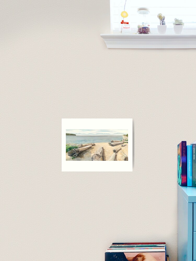 Thumbnail 1 of 3, Art Print, Ambleside Beach designed and sold by jknowles.
