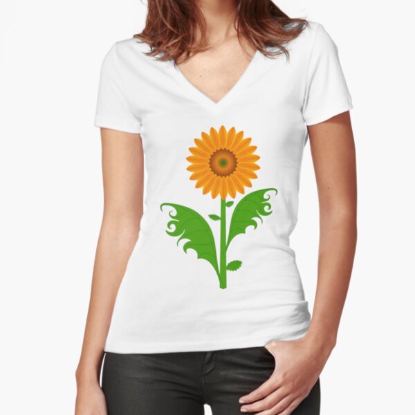 Fitted V-Neck T-Shirt