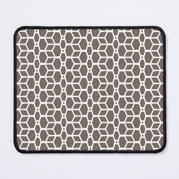 Item preview, Grayish Brown and White Tessellation Pattern 4 Pairs 2022 Popular Color Sherwin Williams Garret Gray SW 6075 designed and sold by ColorOfTheYears.