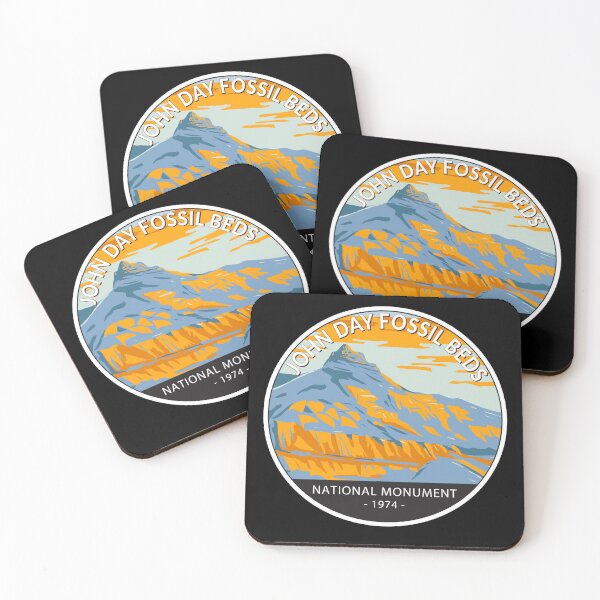 Item preview, John Day Fossil Beds National Monument Sheep Rock Oregon Circle designed and sold by KrisSidDesigns.