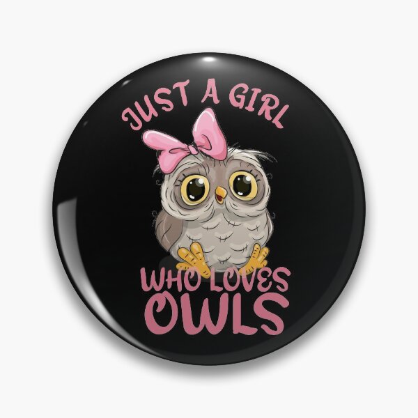 Item preview, Just a Girl Who Loves Owls designed and sold by nando270.