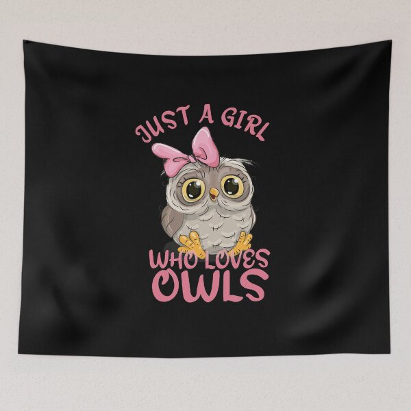 Item preview, Just a Girl Who Loves Owls designed and sold by nando270.