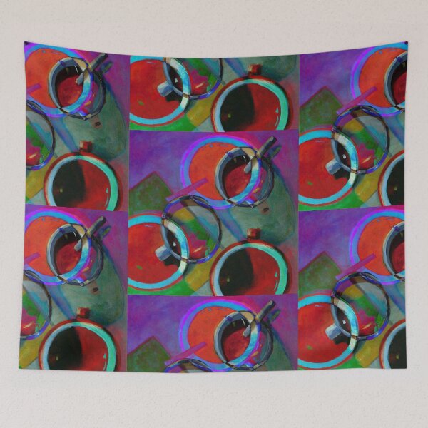 Item preview, Colorful Abstract Coffee Cups designed and sold by NancyMerkle.