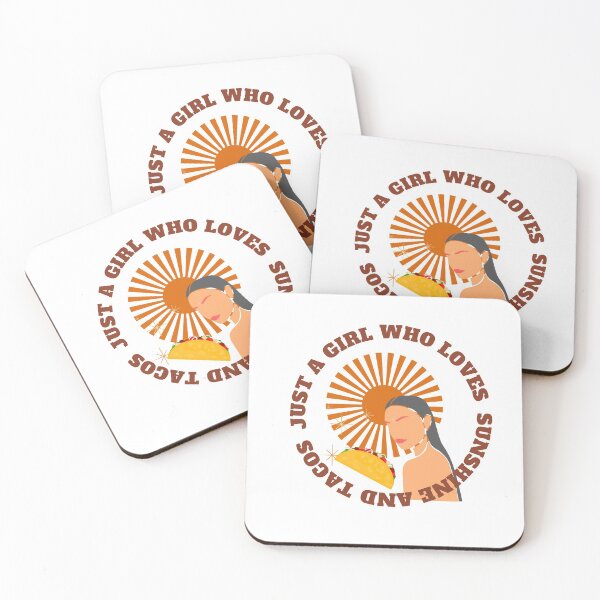 Item preview, just a girl who loves sunshine and tacos designed and sold by aubreyjacobs.