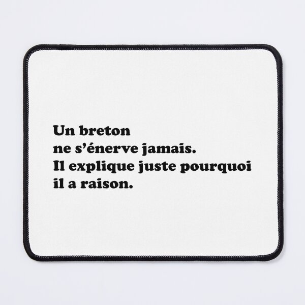 Item preview, A BRETON NEVER GETS ANTENNA ... designed and sold by Aspretto.