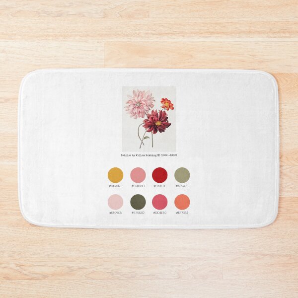Item preview, Colour Palette of Dahlias by Willem Hekking (I) (1806 –1862) designed and sold by CoffeewithAnh.
