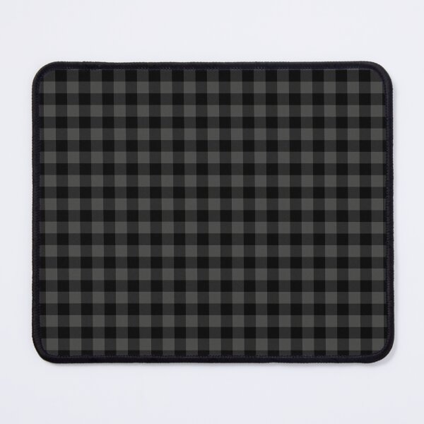 Item preview, Dark Gray and Black Buffalo Plaid Pattern Pairs 2022 Popular Color Sherwin Williams Iron Ore SW 7069 designed and sold by ColorOfTheYears.