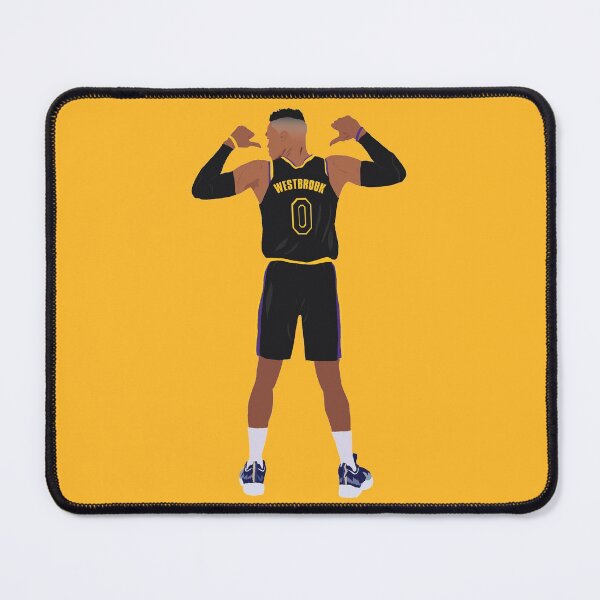 Item preview, Russell Westbrook 0 Los Angeles Lakers Black Mamba Jersey designed and sold by Basketball For Life.