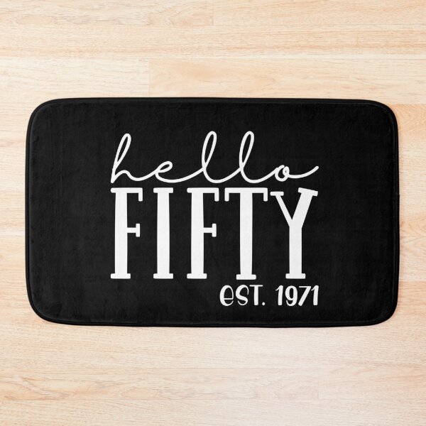 Item preview, Hello Fifty est. 1971 | 50th Birthday in 1971, 50 years old designed and sold by InkItStudio.