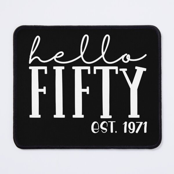 Item preview, Hello Fifty est. 1971 | 50th Birthday in 1971, 50 years old designed and sold by InkItStudio.