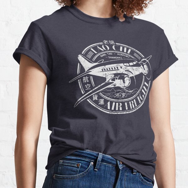 Lao Che Air Freight Distressed White Classic T-Shirt