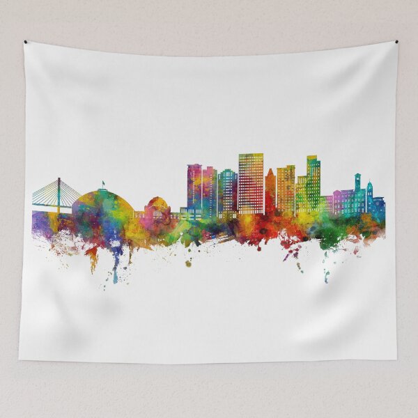 Item preview, Tacoma Washington Skyline designed and sold by ArtPrints.