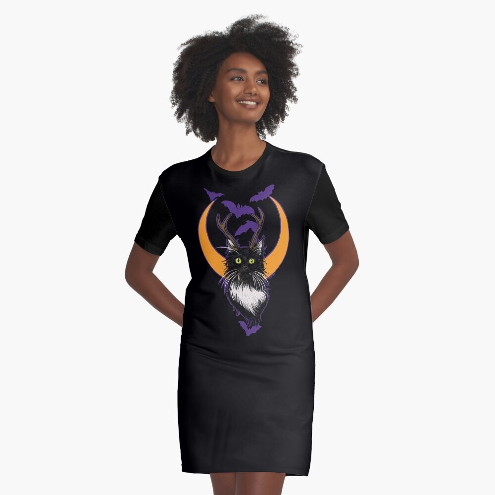 Item preview, Graphic T-Shirt Dress designed and sold by GambitsInk.