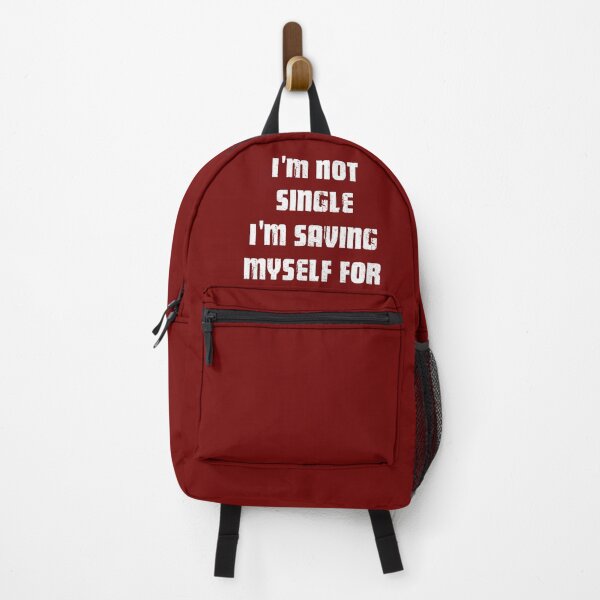 Item preview, I'm Not Single I'm saving myself for Elektra white designed and sold by Art-by-Geoff.