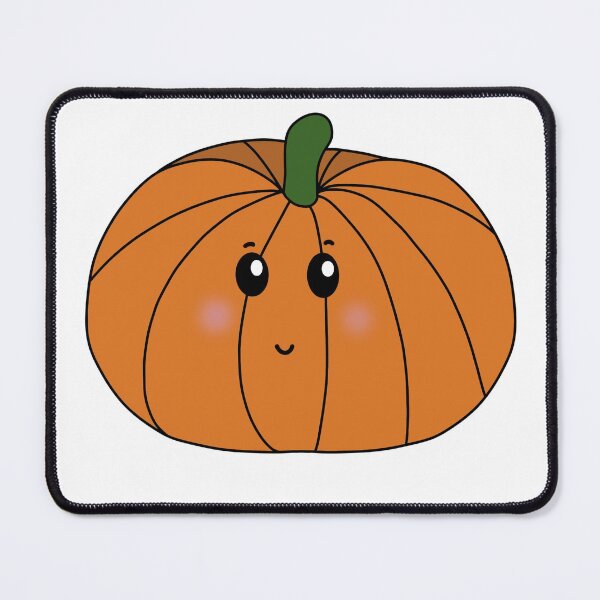 Item preview, Cute Blushing Pumpkin designed and sold by DeliliahDoodles.