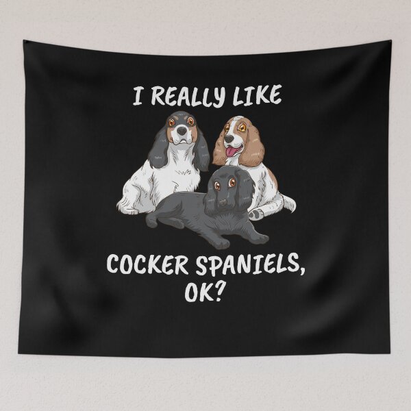 Item preview, Dog Lover Gift Women I Really Like Cocker Spaniels designed and sold by DSWShirts.