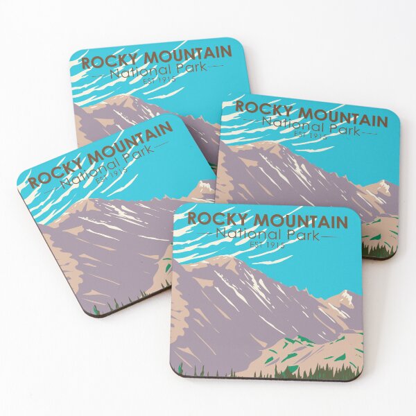 Item preview, Rocky Mountain National Park Colorado Bear Lake Vintage designed and sold by KrisSidDesigns.