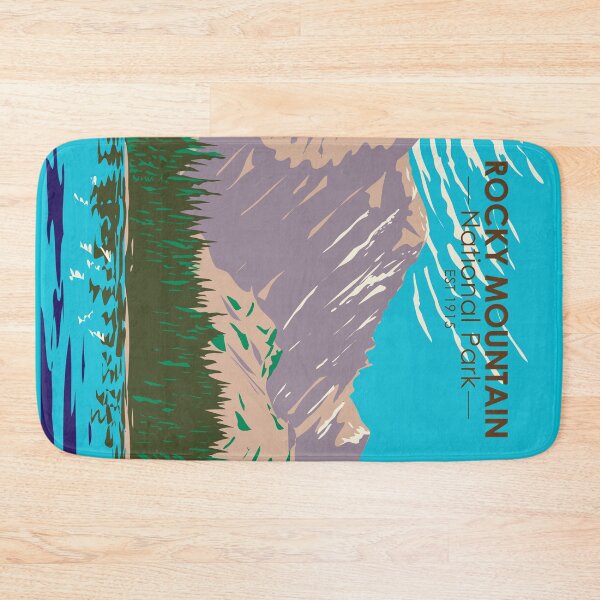 Item preview, Rocky Mountain National Park Colorado Bear Lake Vintage designed and sold by KrisSidDesigns.