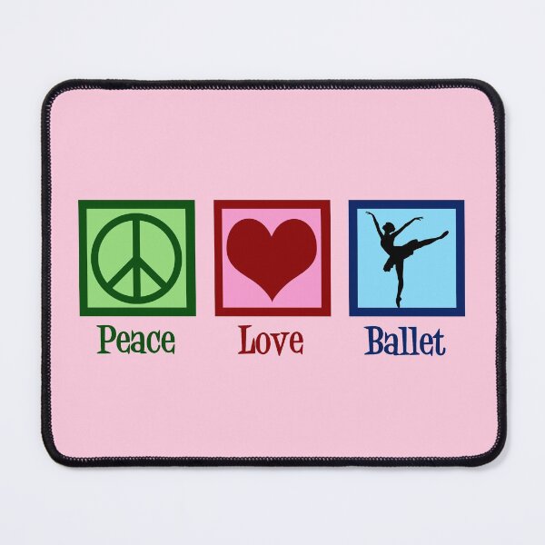 Item preview, Peace Love Ballet Dancer designed and sold by Epic Love Designs.