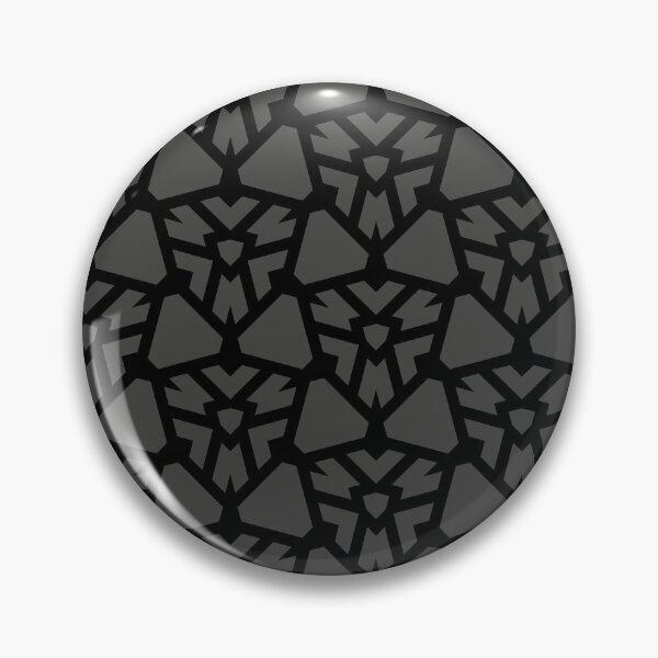 Artikelvorschau, Dark Gray and Black Shield Shape Tile Pattern Pairs 2022 Popular Color Sherwin Williams Iron Ore SW 7069 entworfen und verkauft von ColorOfTheYears.