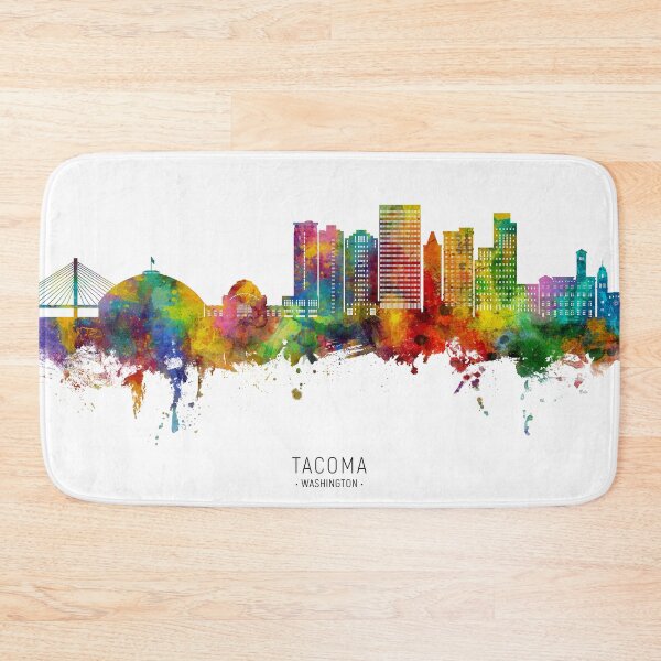 Item preview, Tacoma Washington Skyline designed and sold by ArtPrints.